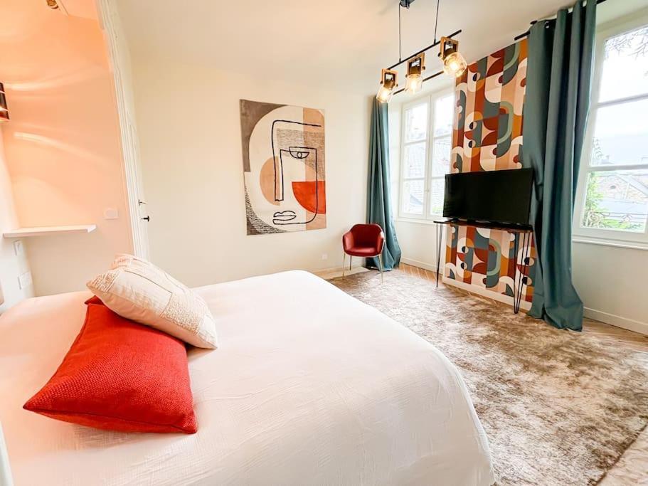 Appartement Cote Jardin - Centre 알랑송 외부 사진