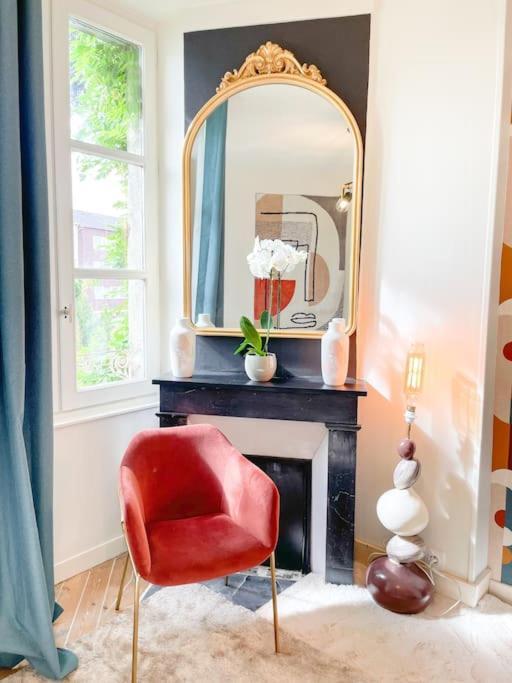 Appartement Cote Jardin - Centre 알랑송 외부 사진